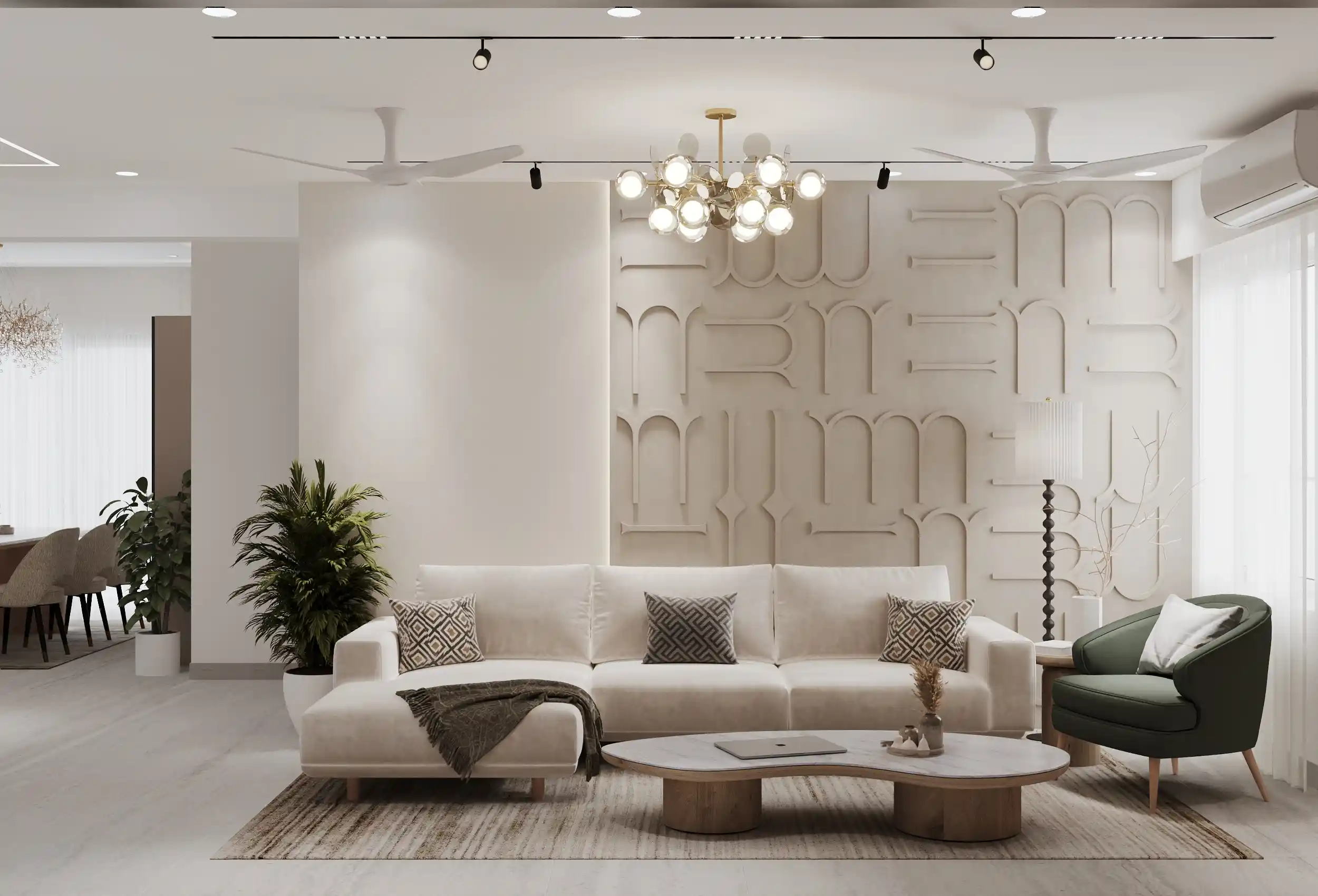 Contemporary Living Room Interior